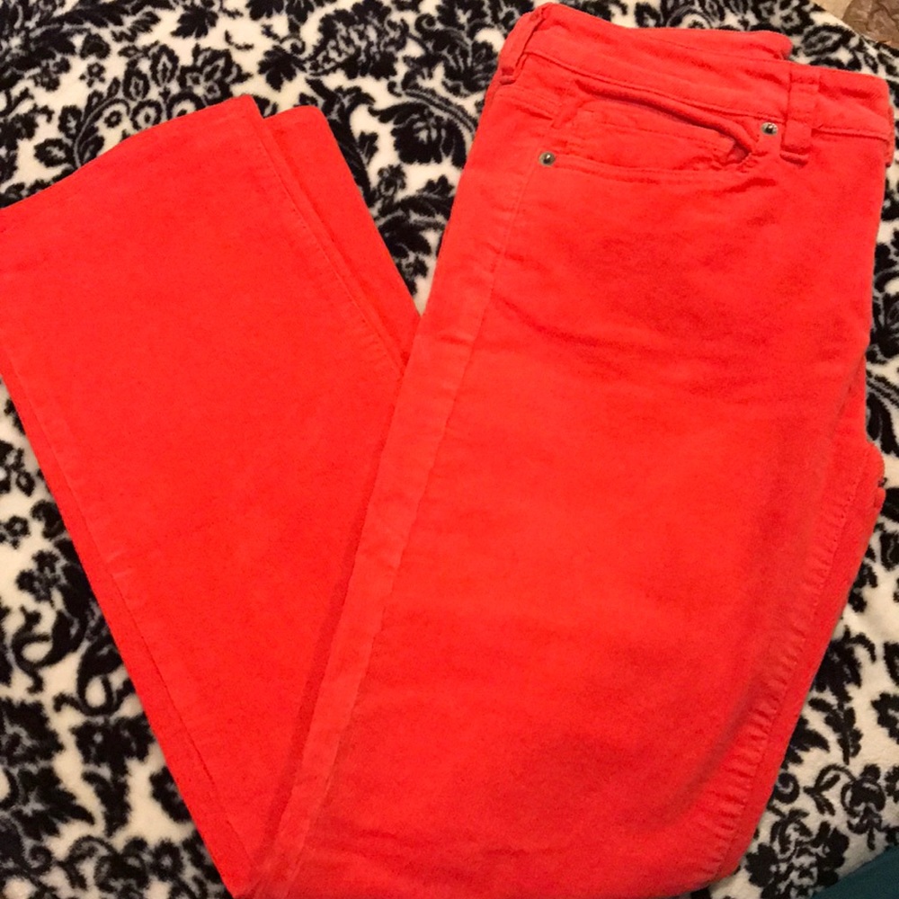 Patagonia red/orange organic cotton corduroy
